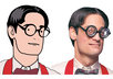 make a cartoon drawing of you