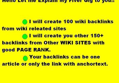 create 5000 Wiki Sites+ 150 Wikipedia Site Profiles and blast them with 2000 Backlinks big1