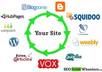 create squidoo lens, goarticles and make a link wheel using three web2 properties