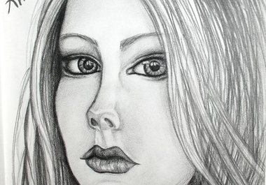 draw a 5x7 portrait of anyone you know. big1