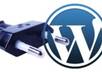 install wp on a new hosting account and point your domain, and create an seo friendly site structure for a 5 page website