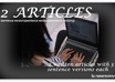 write two articles that has three versions for each sentence in spin format
