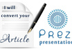 convert your articles into Prezi presentation