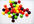 display your message with skittles