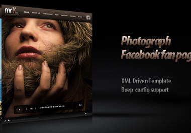 send you a FIVERR exclusive photograph facebook fanpage template big1