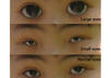 make your eyes bigger or smaller