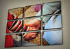 divide your photo into this type of mosaic or polyptych presentation