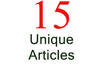 provide you with 15 UNIQUE Articles on any Given Topic/Niche/Keyword