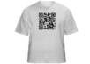 create QR codes and print them on iron on transfer paper