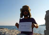 take an Awesome picture holding a Fan Sign with your message small1