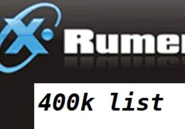 give you a fresh list of over 400k URLs for Xrumer big1
