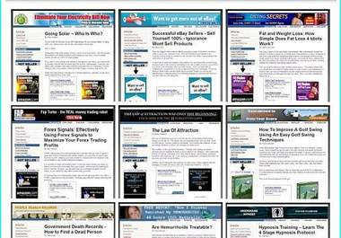 give you 47 click bank affiliates websites on autopilot with master resell rights big1