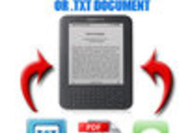 convert any word document to work on the Amazon Kindle big1