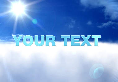 create a CLOUD video of your logo, images and text big1