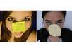 take a picture with a sticky note in between my Asian or Caucasian eyes