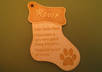 laser cut your custom Dog Ornament small1