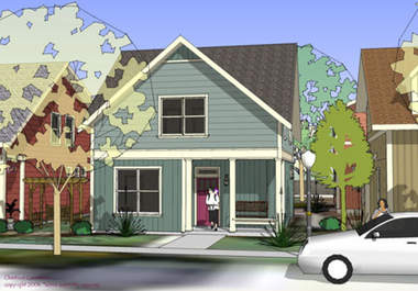 make a 3D project of your house in sketchup big1