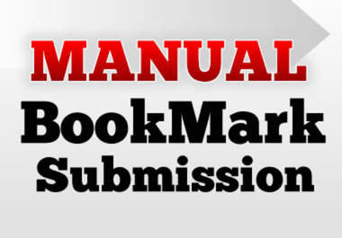 submit your website to 15 bookmarking sites MANUALLY to help you get better seo results, getting manually submitted bookmarks and a report big1