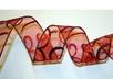 send you hand made Colorful Christmas Swirls Ribbon just small1