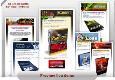 send you a FIVERR exclusive custom facebook niche preview landing pages big1