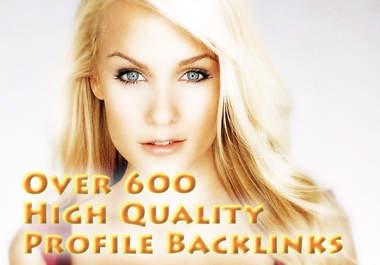 create Over 600 High Quality Web 2 and Forums Profile Backlinks big1