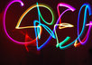 write your name in light graffiti using glowsticks