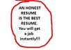 create your honest resume small1