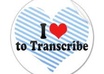 transcribe 10 minutes of audio, 5 minutes of video, YouTube videos to high quality Word transcripts