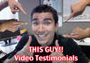 create an awesome video testimonial for your product or service