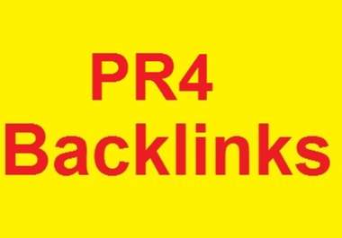 create 7 PR4 of pages, not domains backlinks in a form of trackbacks big1
