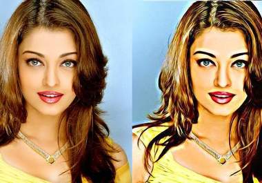 manually convert your 5 images into portrait or cartoon big1