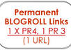 give you 1 x PR4 + 1 PR3 Permanent BLOGROLL Backlinks