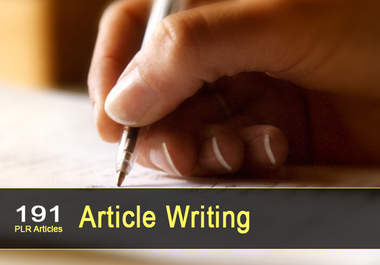 give you 191 PLR Articles on Article Writing big1