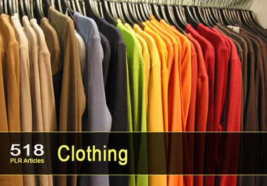 give you 518 PLR Articles on Clothing big1