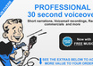 record a PROFESSIONAL voiceover small1