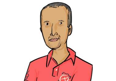 draw a funny cartoon portrait of you big1
