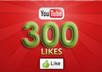 give you 300 Youtube likes express small1