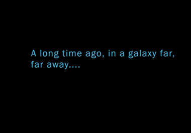 create this Star Wars intro in HD big1