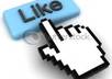 click like button on any fanpage,website,blog or gig, 100 times