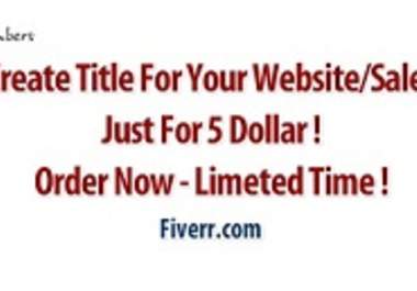 design for your website/sales page fantastic title big1