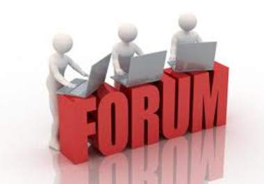 give you 3 Auto Approve Forums, PR7 to PR9, for Backlinks, In About 15 to 20 Minutes you will Have, Permanent Links big1