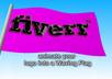 put your Logo or Name on a flag an make it wave small1