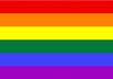 send you 2 Rainbow Gay Lesbian LGBT Flag Stickers
