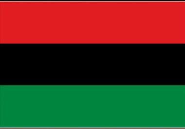 send you 2 Black Power Flag stickers big1