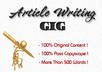 write Unique 500 Words of seo ARTICLE or Content Review