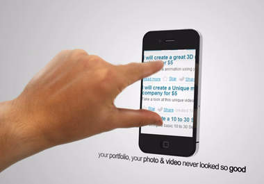 create amazing video 4G Phone for your business or your site big1