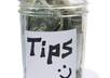 be happy to receive a tip