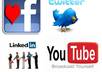 create a Facebook, Twitter, and Youtube account for your business or website
