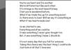 write song lyrics for you