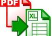manually write your PDF scan or hand writing copy of two pages to Ms word or Excel